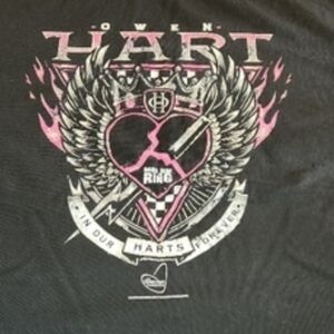 OWEN HART - IN OUR HARTS FOREVER - DARK SIDE OF THE RING SHIRT - 2XL